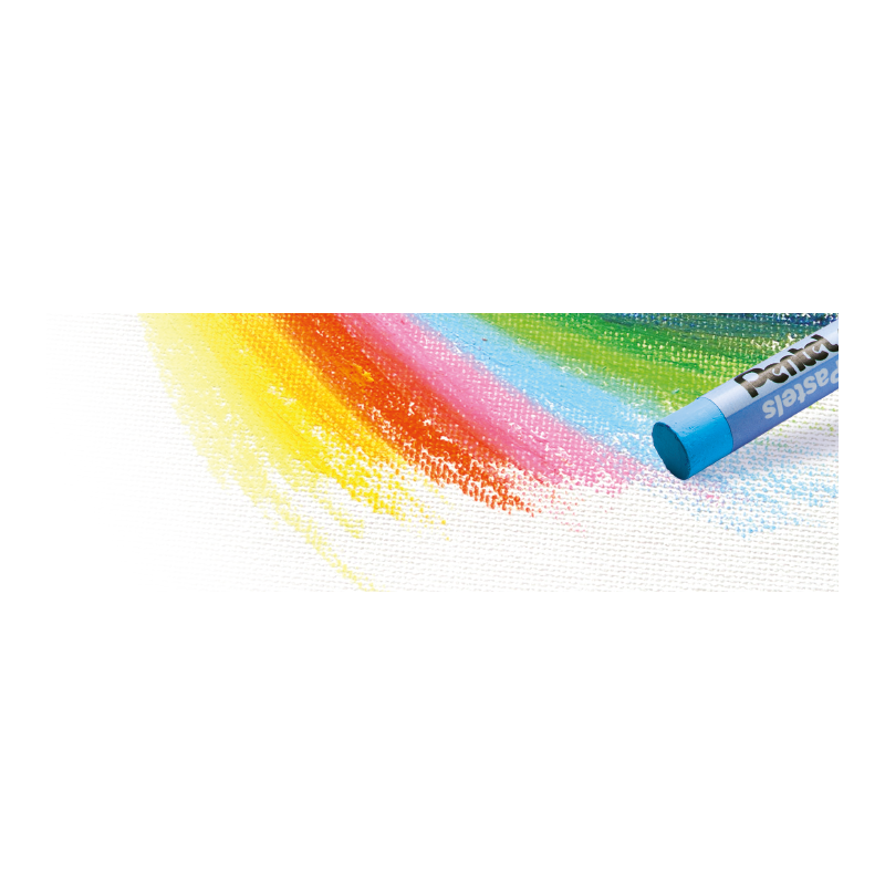 Crayon de couleur pastel à l'huile 12cl PENTEL