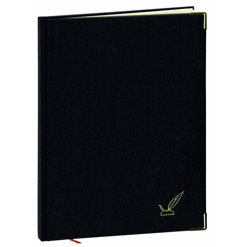Notebook livre d'or Veneto noir QUOVADIS