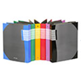 Classeur 4 anneaux coins couleurs Viquel