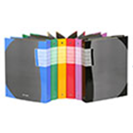 Classeur 4 anneaux coins couleurs Viquel