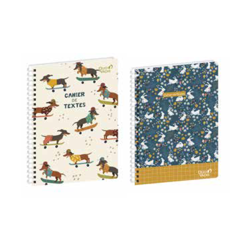 Cahier de texte 15x21 QUO VADIS