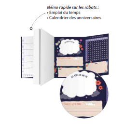 Agenda 4C - Cœur et Fleurs  2025-2026 QUO-VADIS