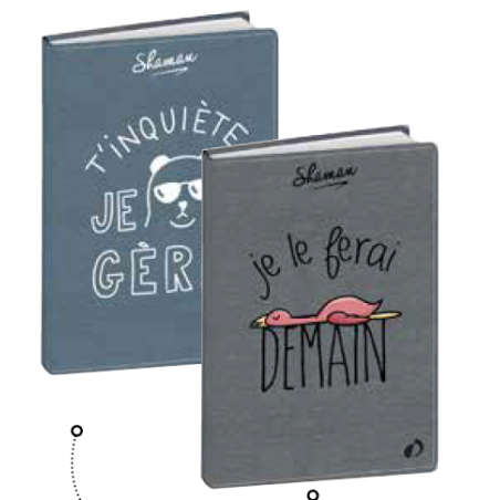 Agenda amovible 4C SHAMAN 2025-2026 QUO-VADIS