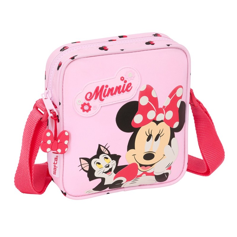 Mini Bandouillière18 cm  MINNIE MOUSE "NAIVE" SAFTA