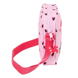 Mini Bandouillière18 cm  MINNIE MOUSE "NAIVE" SAFTA