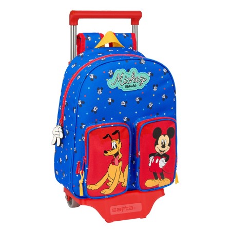 Sac à dos 609 avec Trolley 705 Mickey Mouse "BON JOUR" SAFTA