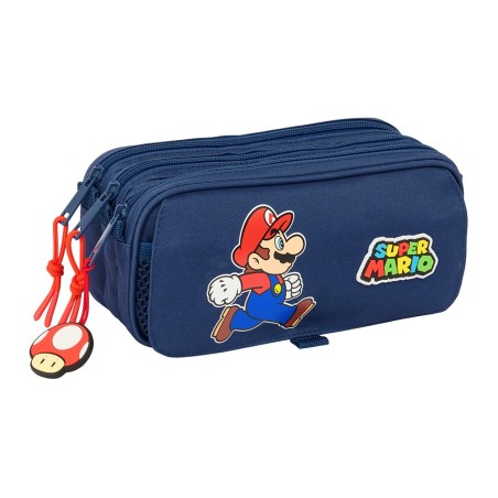 Trousse big triple SUPER MARIO "TRICK" SAFTA
