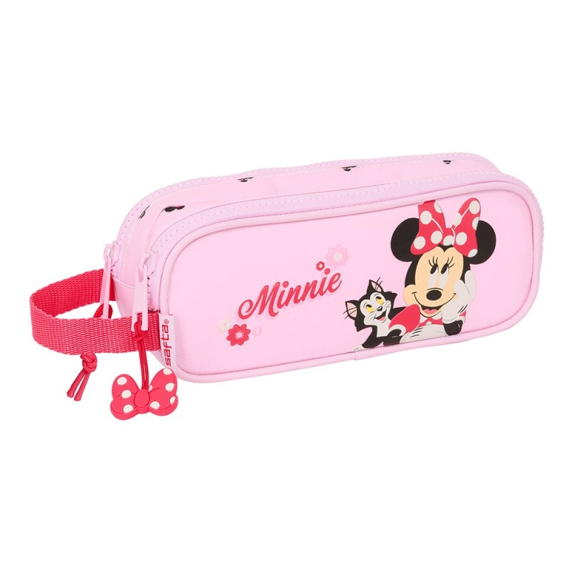 Trousse Double 21 cm MINNIE MOUSE "NAIVE" SAFTA