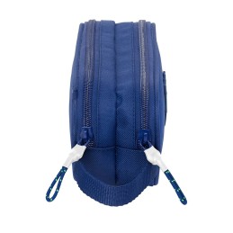 Trousse double FC BARCELONE bleu marine SAFTA