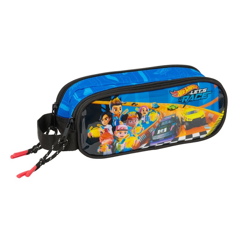 Trousse double cars "LET'S RACE" SAFTA