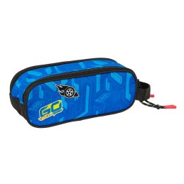 Trousse double cars "LET'S RACE" SAFTA