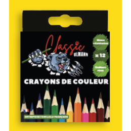 Crayon de couleur 9cm 12cl Classic Ulmann