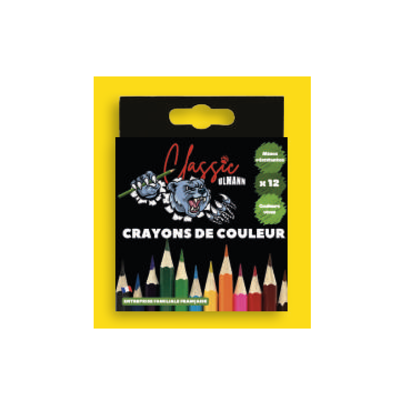 Crayon de couleur 9cm 12cl Classic Ulmann