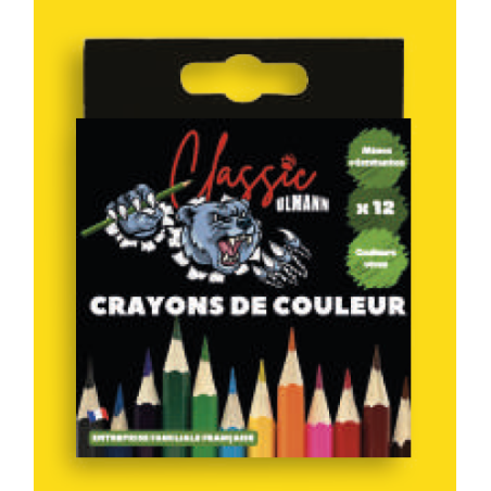 Crayon de couleur 9cm 12cl Classic Ulmann