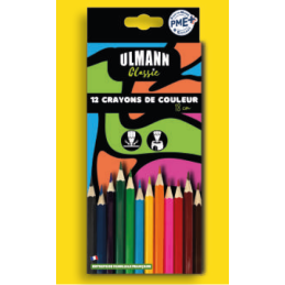Crayon de couleur 18cm 12cl Classic Ulmann