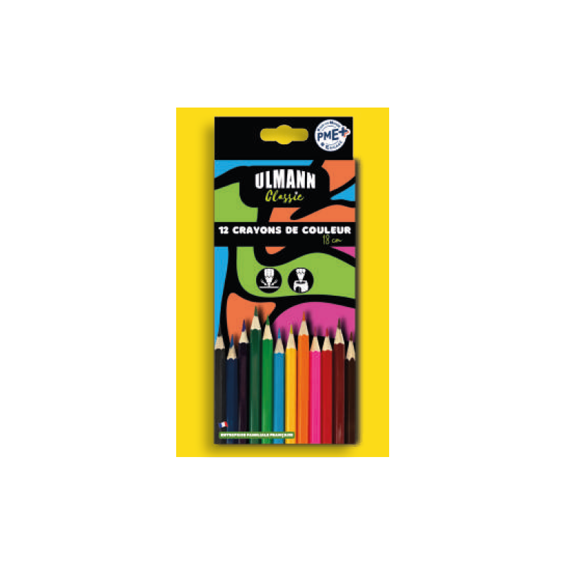 Crayon de couleur 18cm 12cl Classic Ulmann