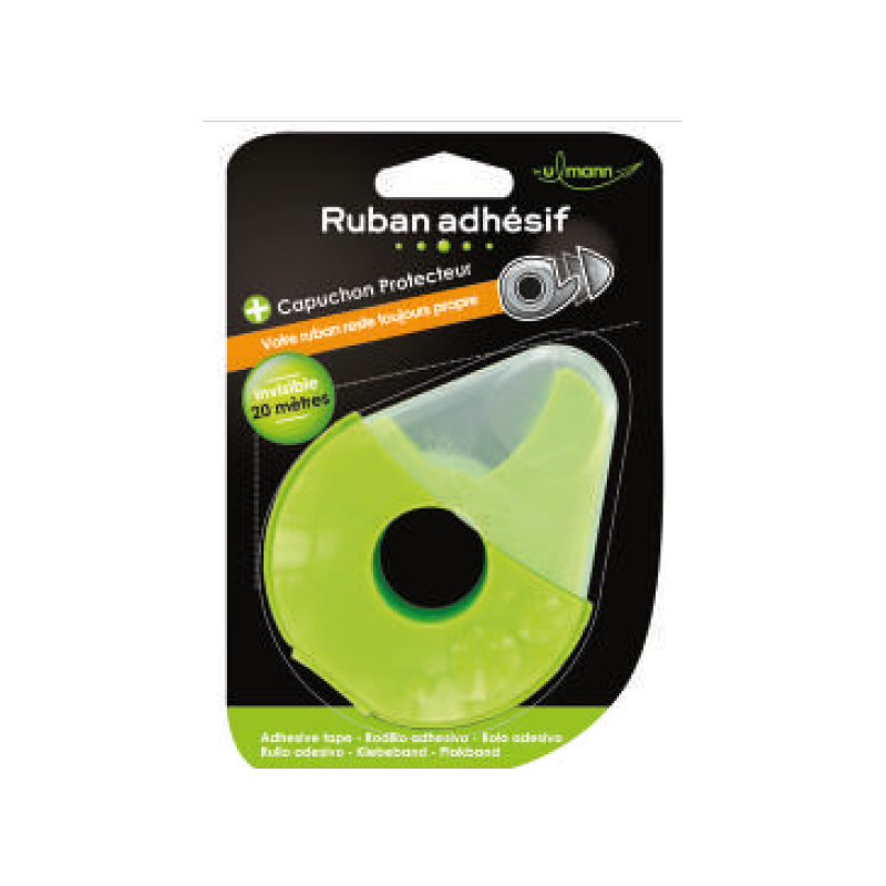 Scotch invisible avec dévidoir blister Ulmann