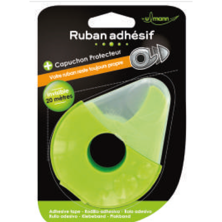 Scotch invisible avec dévidoir blister Ulmann