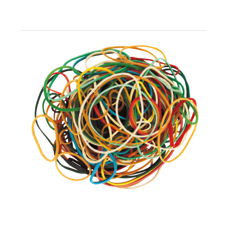 Elastique de bureau 50g couleur tailles assortie Classic Ulmann