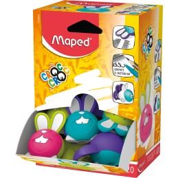 Gomme CROC CROC PUZZLE BUNNY Assortie MAPED