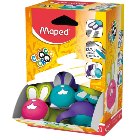 Gomme CROC CROC PUZZLE BUNNY Assortie MAPED