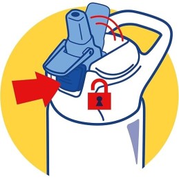 Bouteille en acier inoxydable 430ml SUPERMAN MAPED