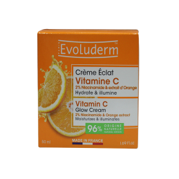 Crème Visage Éclat Vitamine C - 50ml  evoluderm