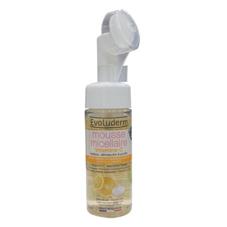 Mousse Micellaire Vitamine C 150ml EVOLUDERM