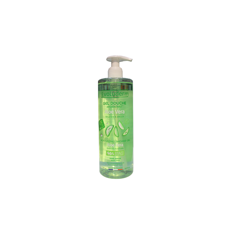 Gel Douche Aloe Vera Hydratant - 500 ml EVOLUDERM