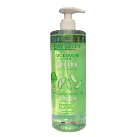Gel Douche Aloe Vera Hydratant - 500 ml EVOLUDERM