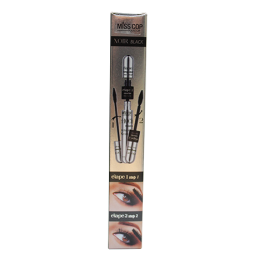 MASCARA NOIR 2 EN 1- FIBRE & VOLUM MISS COP