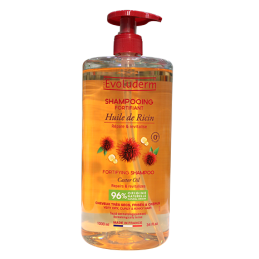 Shampoing Fortifiant Huile de Ricin - 1000 ml- EVOLUDERM