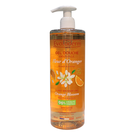 Gel Douche orange - 500 ml- EVOLUDERM