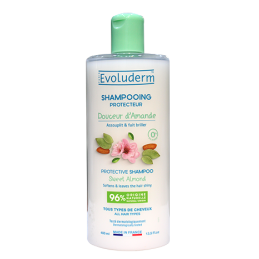 Shampoing Protecteur Douceur d'Amande – 400 ml- EVOLUDERM