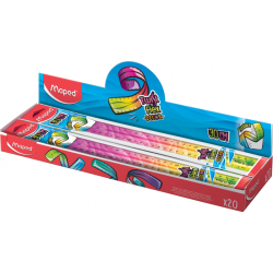 Triple décimètre twist'n flex décor opp bag Maped