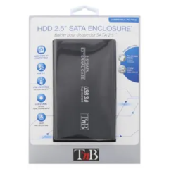 Boitier TNB Disque Dur 2.5'' Noir  externe SSD/HDD 3To Max USB 3