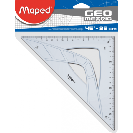 Equerre 45°-26cm géometric s/blister Maped