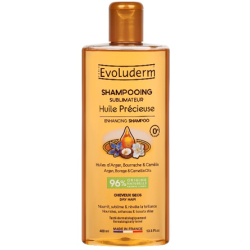 Shampoing huile précieuse 400ml EVOLUDERM