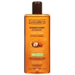 Shampoing argan divin 400ml EVOLUDERM