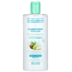 Shampoing douceur amande 400ml EVOLUDERM