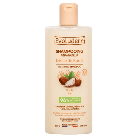 Shampoing délice karité 400ml EVOLUDERM