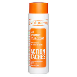 Lait éclairc.peaux noires&métis act° tâche AHA&Carott 500ml EVOLUDERM