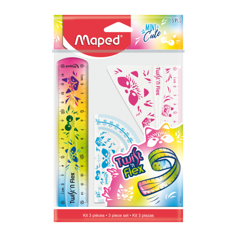 Kit de traçage PM 3 PCS TWIST'NFLEX MINI CUTE Maped