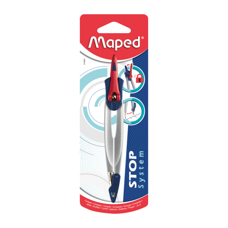 Compas à mine Stop system ss blister Maped