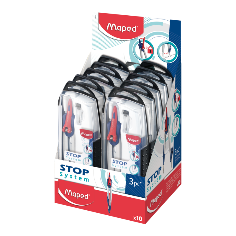 Compas stop system coffret 3p boite Maped
