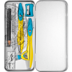 Compas Math set STUDY FANCY POP 9pcs MAPED