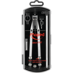 Compas en coffret technique métal bow 5pcs MAPED