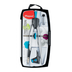 Compas en coffret balustre Precision System 3 pièces Maped