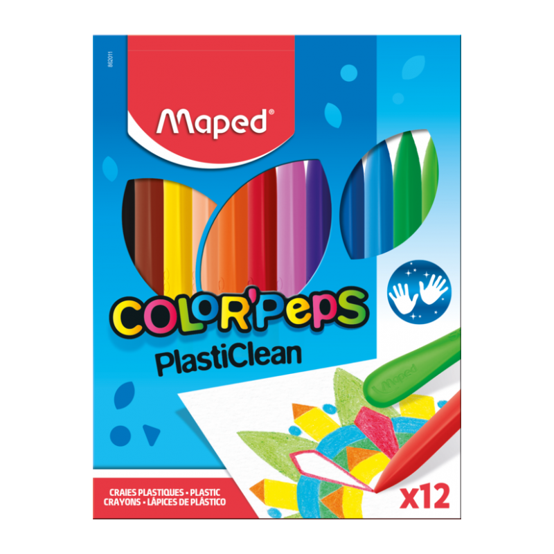 Crayon de couleur à cire 12cm et 12cl Color'peps Maped