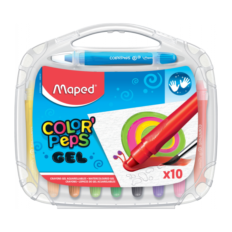 Crayon de couleur colorpep's gel (bte de 10) Maped